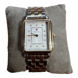 Michele Deco II Women’s Watch – Two-Tone Stainless Steel with Diamonds